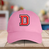 Initiale - Personalisiertes Kinder Cap mit Name für die Einschulung mit Stick-Effekt gedruckt