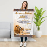 Personalisierte Kuscheldecke 70x100cm personalisierbar - gefertigt von Love & Faith