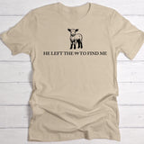 Retter - Personalisiertes T-Shirt für das verlorene Schaf nach Lukas 15:4,5 für Gläubige