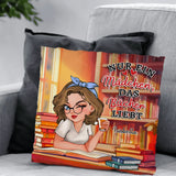 Bücherliebe - Personalisiertes Kissen für Buchliebhaberinnen