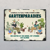 Familien Paradies - Outdoor-Türschild