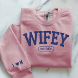 rosa Pullover personalisierbar - gefertigt von Love & Faith