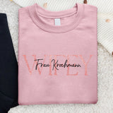 Wifey - Personalisierter Sweater für Paare zur Hochzeit