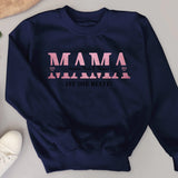 Mama - Personalisierter Sweater für Mama mit Kindernamen