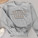 Zwei Titel - Personalisierter Sweater für Mama und Oma