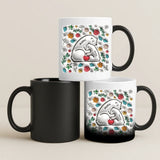 Magische Tasse mit Thermo-Farbwechsel und personalisiertem Namen – witzige Geschenkidee von Love & Faith