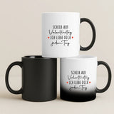 Magische Tasse mit Thermo-Farbwechsel und personalisiertem Namen – witzige Geschenkidee von Love & Faith