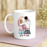 Personalisierte Tasse mit Druck für Paare – Mit Dir – Motiv 3