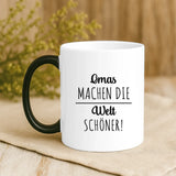 Magische Tasse mit Thermo-Farbwechsel und personalisiertem Namen – witzige Geschenkidee von Love & Faith