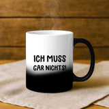 Personalisierte Tasse mit Druck zum Renteneintritt – Ich muss gar nichts – Motiv 8