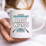 Herz Tasse Mock up Hände