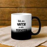 Magische Tasse mit Thermo-Farbwechsel und personalisiertem Namen – witzige Geschenkidee von Love & Faith