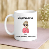 Personalisierte Tasse mit Druck für Mama – Mama ist die Beste – Motiv 3