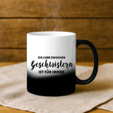 Magische Tasse mit Thermo-Farbwechsel und personalisiertem Namen – witzige Geschenkidee von Love & Faith