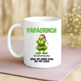 Weiße Tasse mit personalisiertem Spruch und Namen – individuelle Geschenkidee von Love & Faith