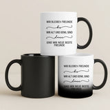 Personalisierte Tasse Neue beste Freunde mit Foto für beste Freunde – Motiv 7