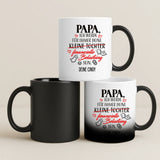 Magische Tasse mit Thermo-Farbwechsel und personalisiertem Namen – witzige Geschenkidee von Love & Faith