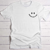 Weißes Cool Dads Club T-Shirt mit Rückendruck mit Foto personalisieren von Love & Faith