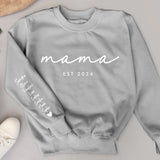 Beste Mama - Personalisierter Premium Sweater für Mama und Oma mit Namen