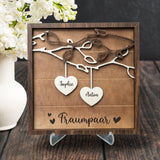 Du & Ich - Paar-Herzaufsteller