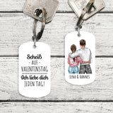 Jeder Tag - Paar-Schlüsselanhänger