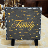 We are Family - Familien-Schieferplatte