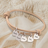 Freunde - Individuelles Lederarmband