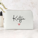 Mein Krimskrams - Personalisierte PU Kosmetiktasche mit Namens-Glanzfolie