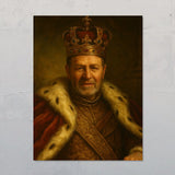 Personalisiertes Poster mit Fotoupload im Stil eines königlichen Gemäldes gefertigt von Love & Faith