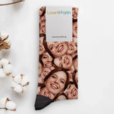Personalisierte Socken mit Foto-Upload von Love & Faith