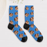 Valentins Socken - Personalisierte Socken mit Herzchen mit Foto Upload