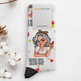 Rente gut, alles gut - Personalisierte Socken für Renter mit Spruch