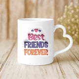 Tasse Best friends forever mit personalisierten Namen im 3D Look – individuelle Geschenkidee von Love & Faith