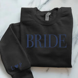 schwarzer Pullover personalisierbar - gefertigt von Love & Faith