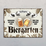 Biergarten - Outdoor-Türschild