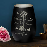 Liebes Rose - Paar-Windlicht