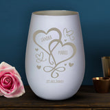 Unsere Herzen - Paar-Windlicht