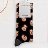 Socken mit eigenen Fotos gestalten 39-42 individuell gedruckt von Love & Faith