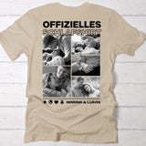 Personalisiertes Schlafshirt für Paare mit Foto-Upload und Backprint von Love & Faith