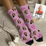Socken mit eigenen Fotos für Freundinnen 35-46 individuell gedruckt von Love & Faith