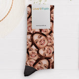 Personalisierte Socken mit Foto-Upload von Love & Faith