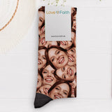 Personalisierte Socken mit Foto-Upload von Love & Faith