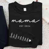 Beste Mama - Personalisierter Premium Sweater für Mama und Oma mit Namen