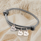 Freunde - Individuelles Lederarmband