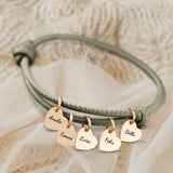 Freunde - Individuelles Lederarmband