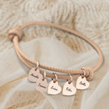 Freunde - Individuelles Lederarmband