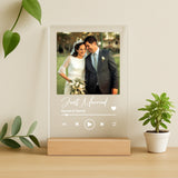 Foto Acrylaufsteller auf Holzsockel mit eigenem Design gestalten von Love & Faith