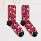 Socken mit eigenen Fotos für Paare 43-46 individuell gedruckt von Love & Faith
