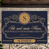 Personalisierte Fußmatte mit eigenem Design - gefertigt von Love & Faith