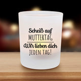 Unsere Mama - Personalisierter Teelichthalter für Mama